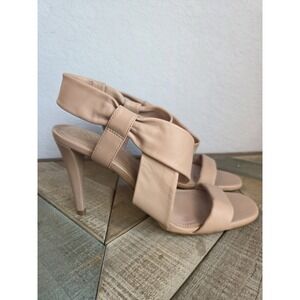 Vince Camuto Chryssy 9.5 Dark Blush‎ Leather Heel Sandals NEW